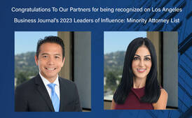 ECJ Partners Al Valencia and  Pantea Yashar 2023 Leaders of Influence