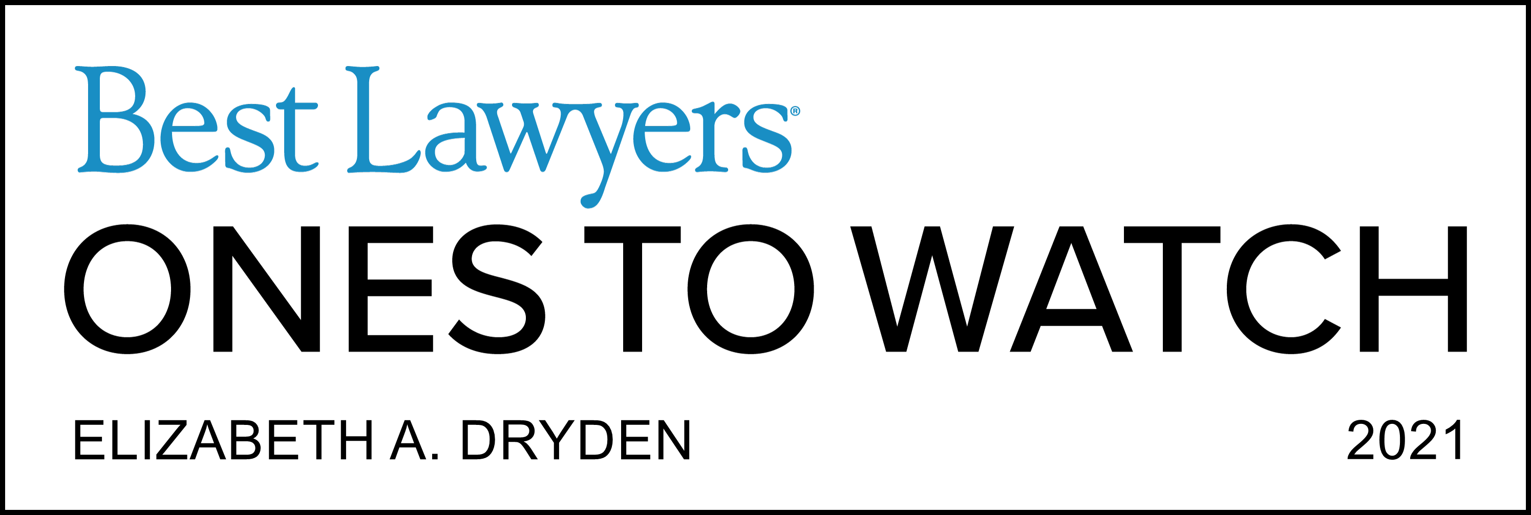 Best Lawyers 2021 - Dryden