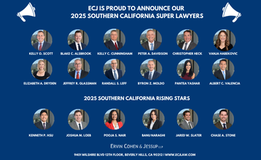 Photo of Eighteen Ervin Cohen & Jessup Attorneys Selected To 2025 Southern California Super Lawyers List