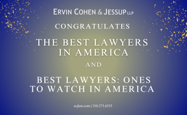 Photo of 34 Ervin Cohen & Jessup Attorneys Named "Best Lawyers In America"