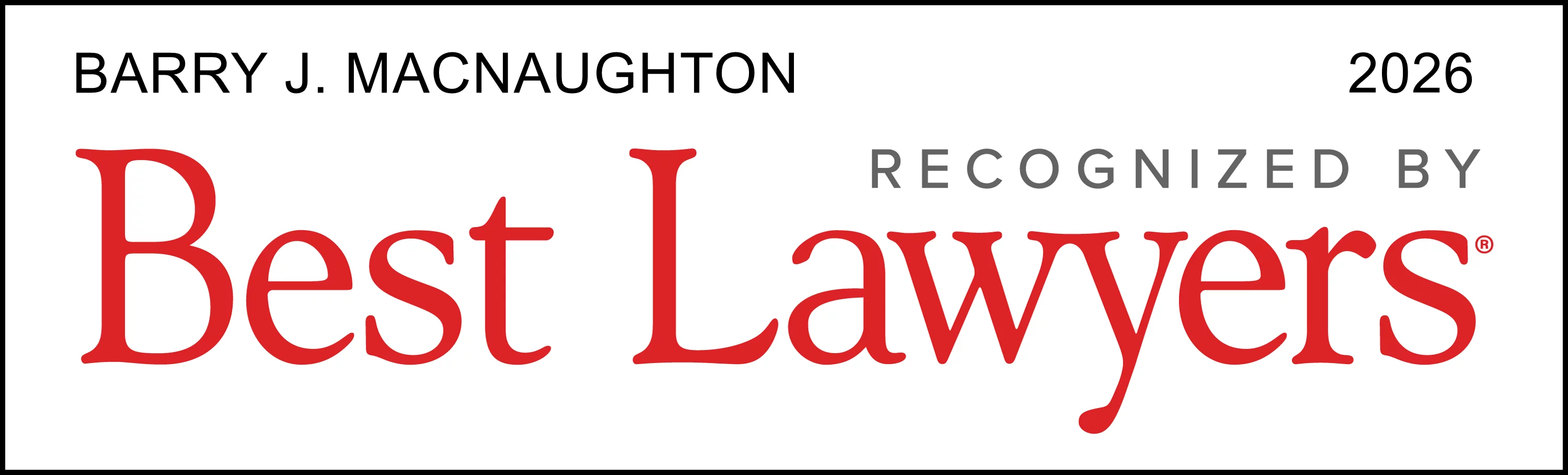 Best Lawyers 2026